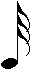 Zweiunddrei&szlig;igstel Note